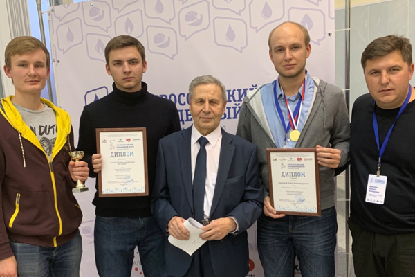 Gubkin University students are the winners of the All-Russian Student Olympiad: Borehole Oil Production