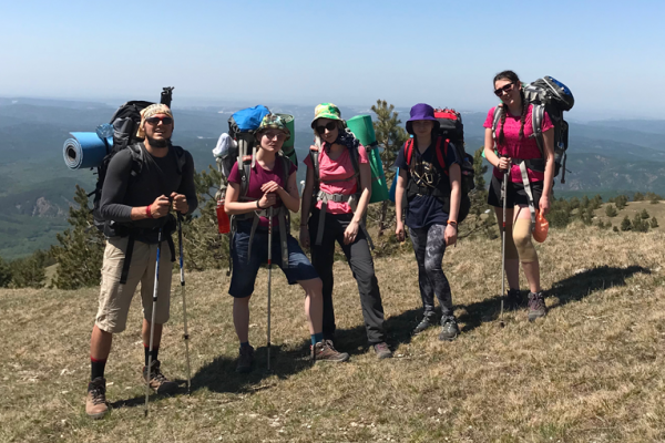 Gubkin University Tourist Club went on a hike to the Crimea 